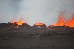 Iceland Volcano Erupting