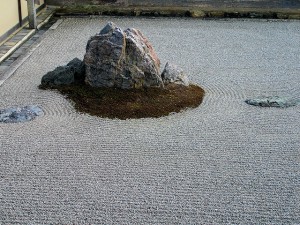 Rock Garden at Ryoanji Temple