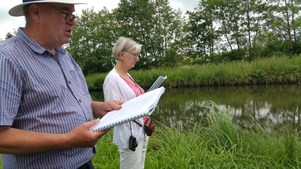 Reading poetry beside the Oise Canal where Wilfred Owen was killed/WWI poetry