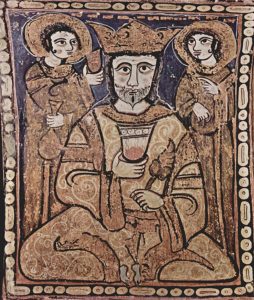 Roger II of Sicily depicted in an Arabic style, Palermo