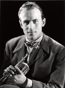 Black and white photo of jazz trumpeter and writer Boris Vian 