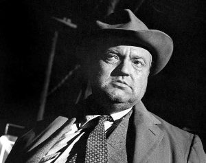 Image of Orson Welles as a detective in the noir thriller Touch of Evil