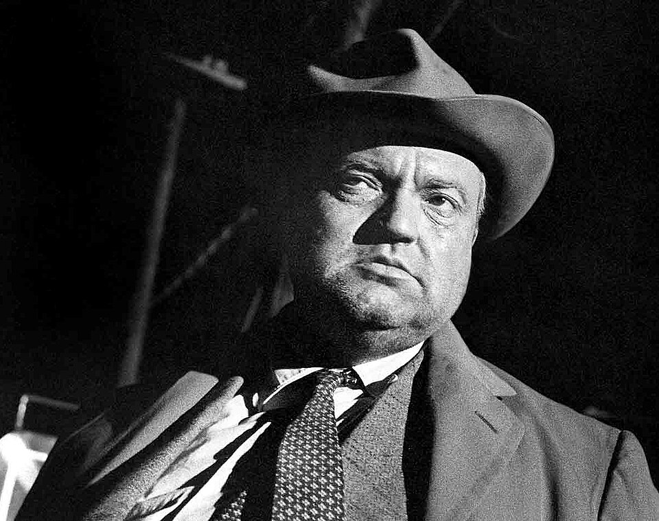 Image of Orson Welles as a detective in the noir thriller Touch of Evil