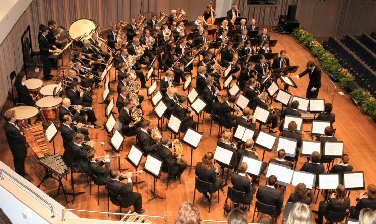 A modern-day symphony orchestra